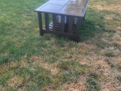 Bronze outdoor table