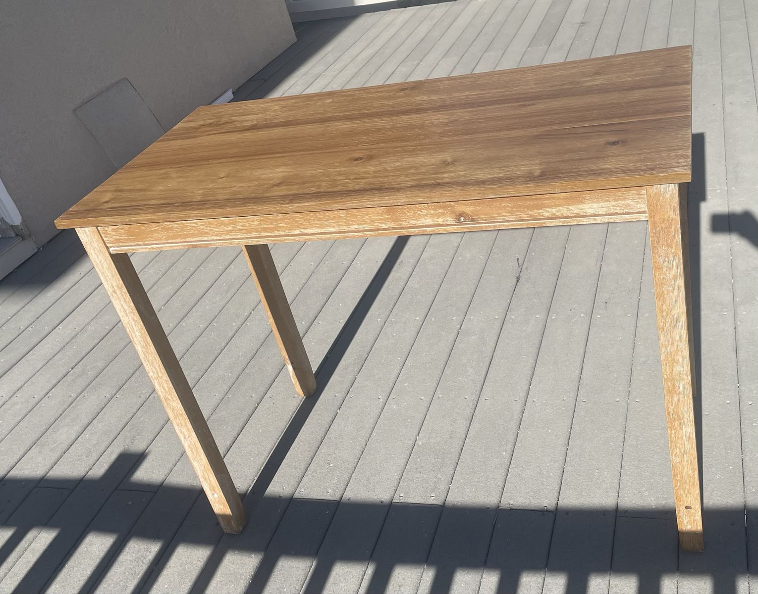 Wooden Table - Natural Wood Finish