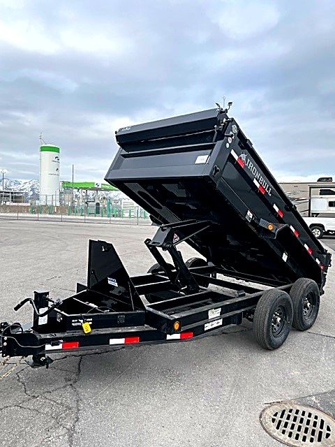 Iron Bull Dump Trailer Rental – 6x12 Also Junk Removal service