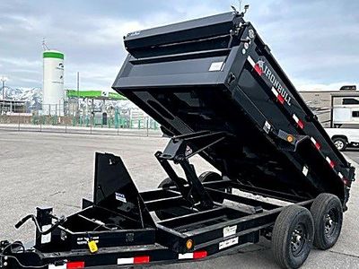 Iron Bull Dump Trailer Rental – 6x12 Also Junk Removal service