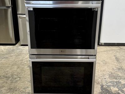 LG STUDIO ELECTRIC DOUBLE WALL OVEN STAINLESS STEEL