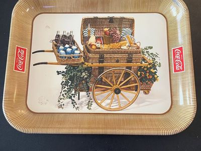 Authentic Coca Cola tray original 1958