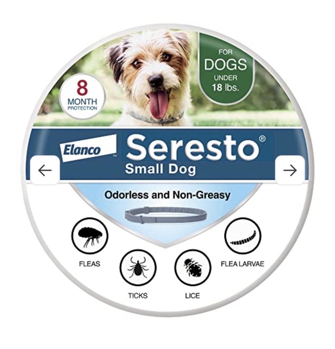 Brand new! Dog Vet-Recommended Flea & Tick Treatment & Prevention Collar