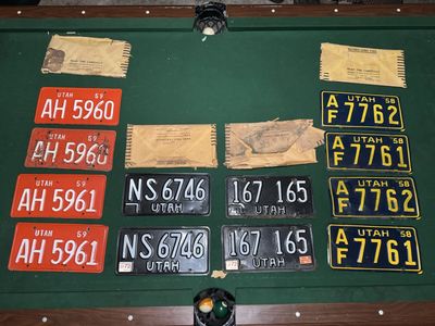 Vintage Utah Plates