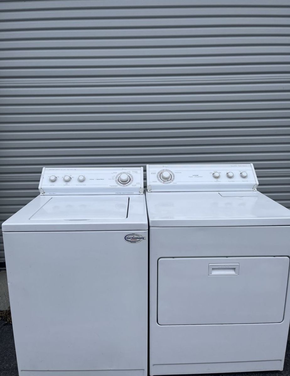 Whirlpool Heavy Duty Super Capacity Washer & Electric Dryer, Free Delivery.