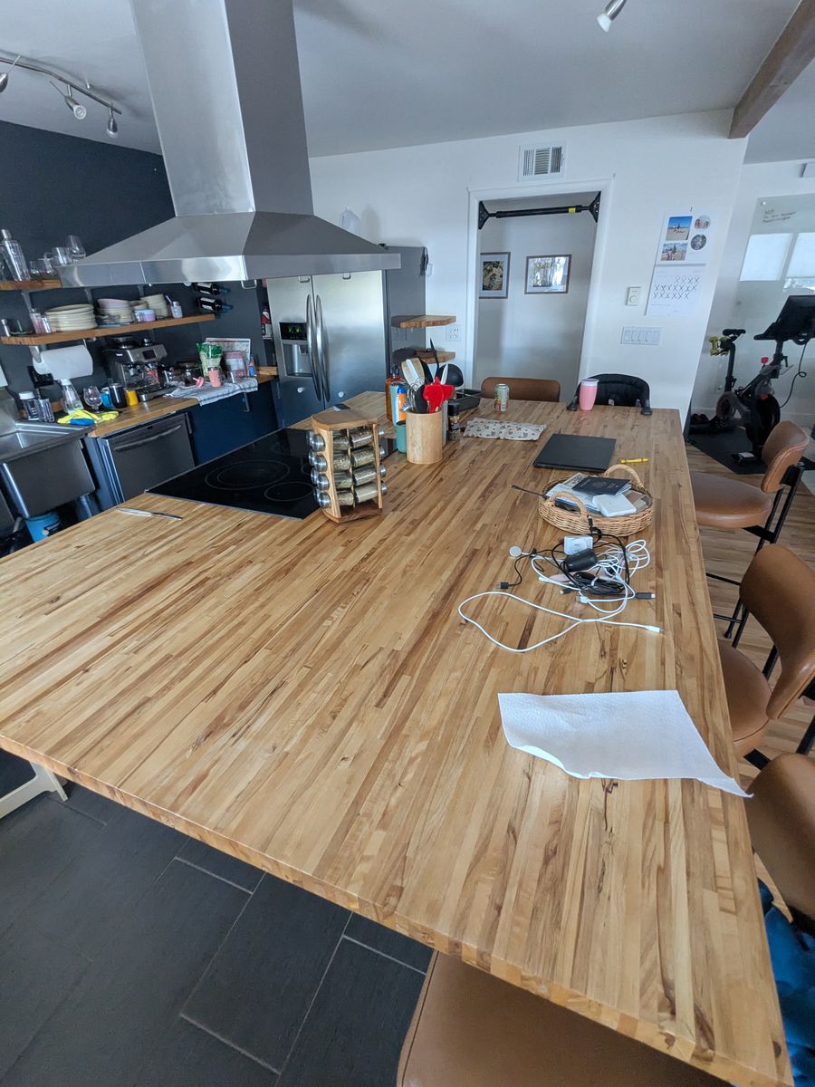 Kitchen remodel, Countertops must go