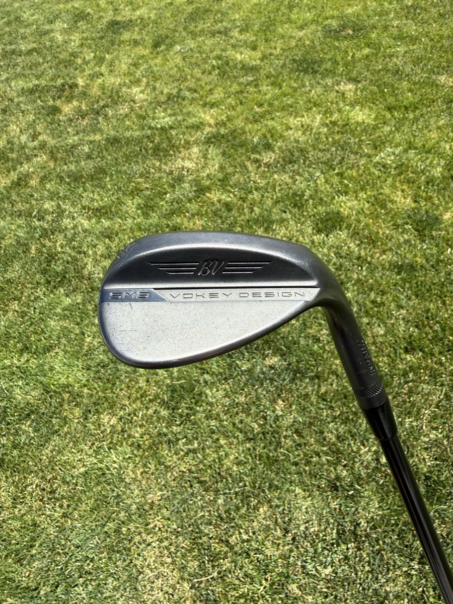 Titleist Vokey SM8 Lob Wedge LW Black 60 Degree 12D blacked out Golf Pride