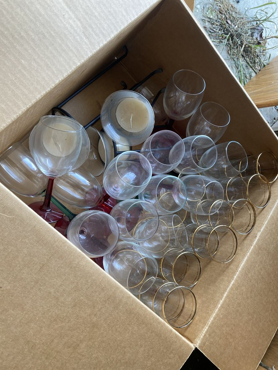 Crystal Glasses/goblets $5 Each