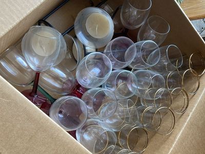 Crystal Glasses/goblets $5 Each