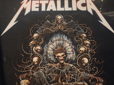 METALLICA CROWN OF BARBED WIRE POSTER MILES TSANG
