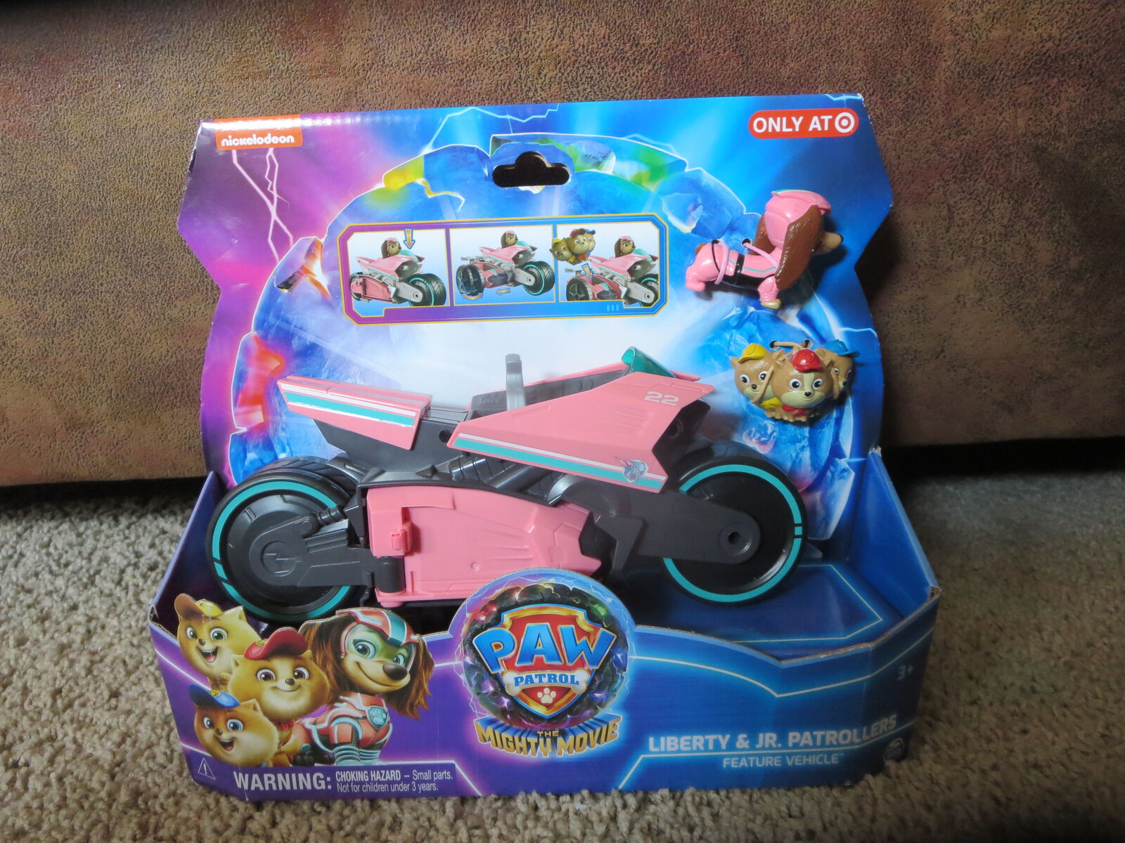 Exclusive Paw Patrol The Mighty Movie Liberty & Patroller Poms Toy Vehicle Set