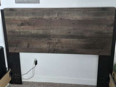 Queen Headboard and Bed Frame
