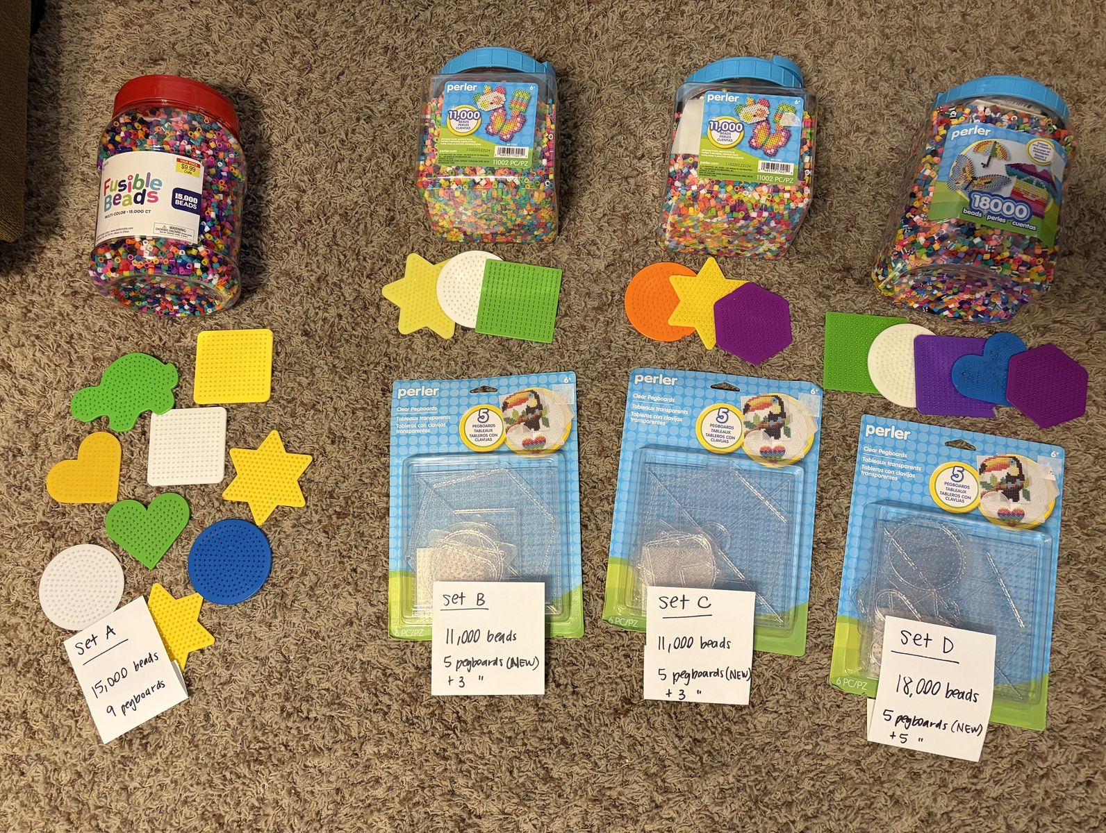 Perler Bead Sets -- NEW