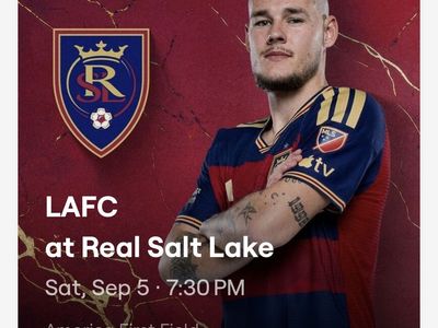 2 Real Salt Lake Tickets - LAFC vs RSL (Dinner & Snacks Included)