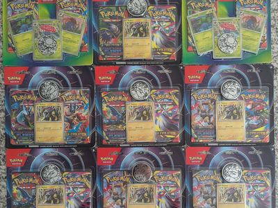 Pokemon blister packs (9)