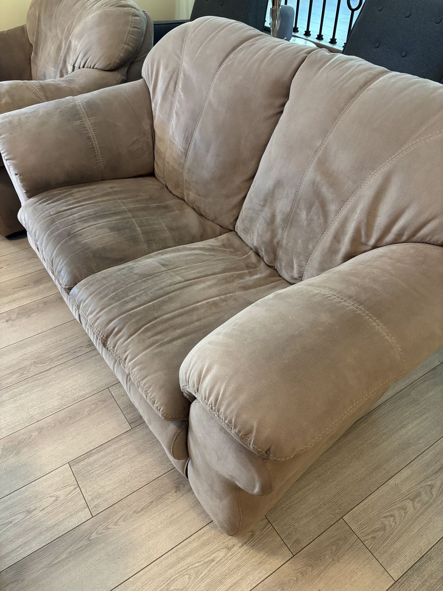 Couch & Love Seat with Ottoman