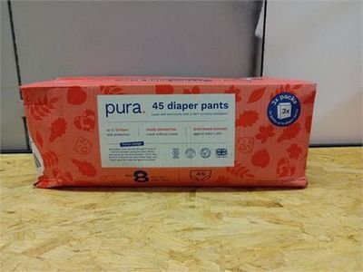 pura brand size 8 pull ups