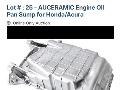 AUCERAMIC Engine Oil Pan Sump for Honda Accord Sedan/Crosstour & Acura TSX Wagon 2.4L L4