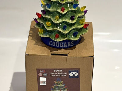 BYU Ceramic Christmas Tree