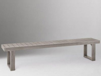 Outdoor Bench West Elm Portside Wooden Bench 88" and Cover