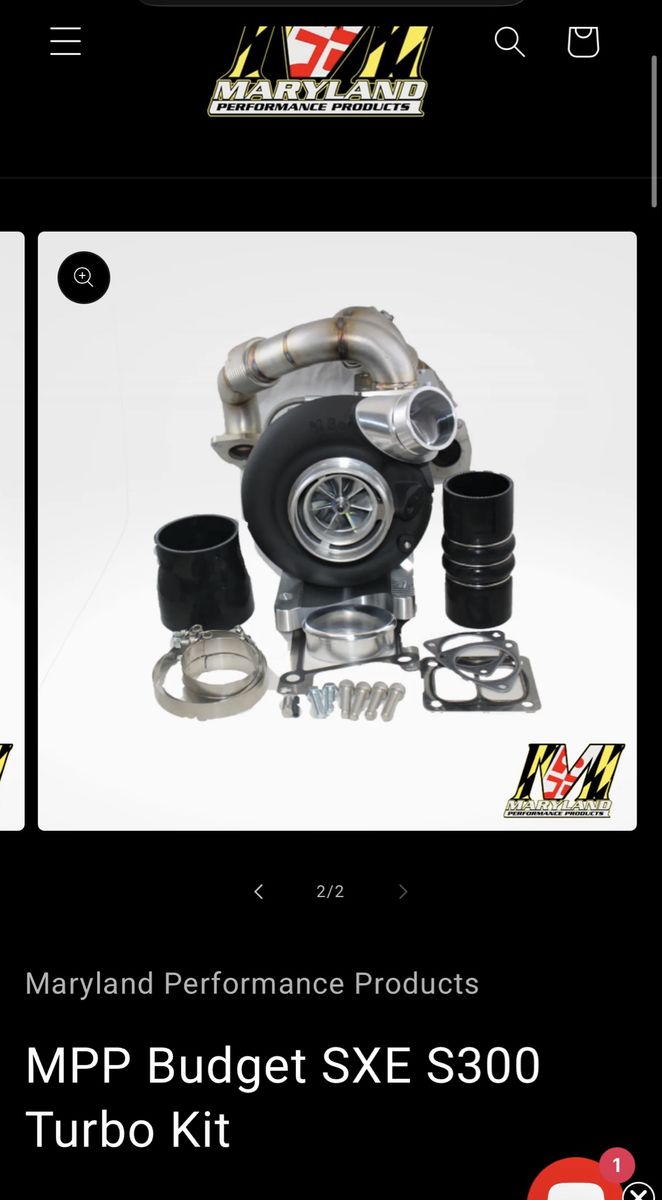 Maryland Performance Products MPP 363QS Budget SXE S300 Turbo Kit for 6.7 Powerstroke
