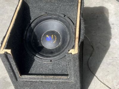 Rare VTG Old School Planet Audio P-1055 Subwoofer