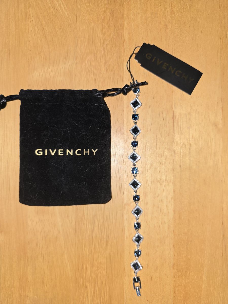 Givenchy Blue Crystal Bracelet