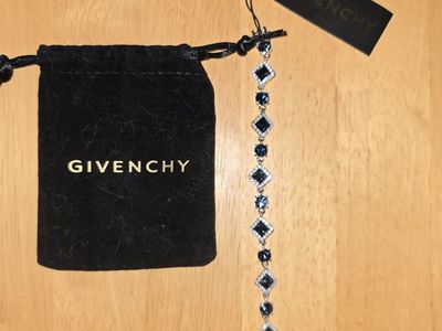 Givenchy Blue Crystal Bracelet