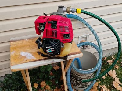 Honda GX31 4-Stroke Engine Water Pump - Portable Utility Pump