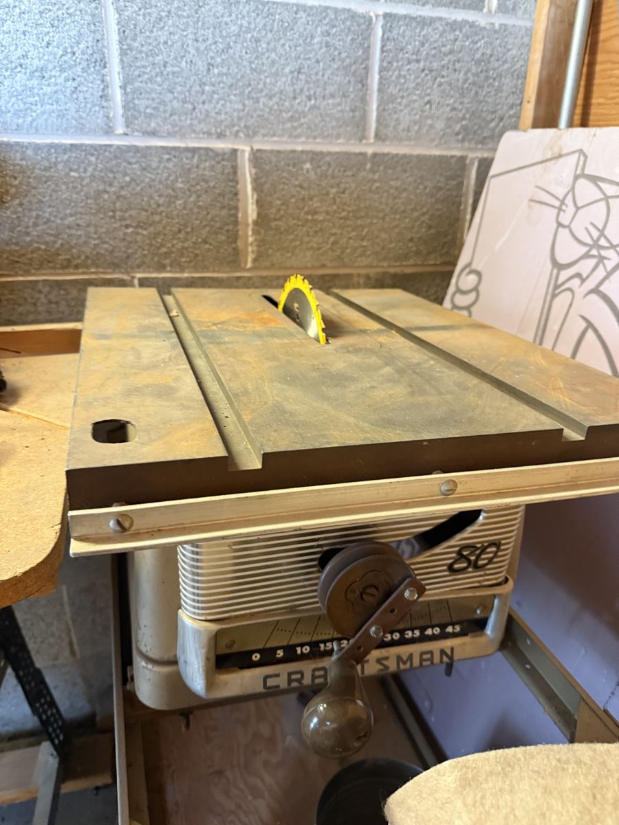 Table Saw, Radial Arm Saw, sander