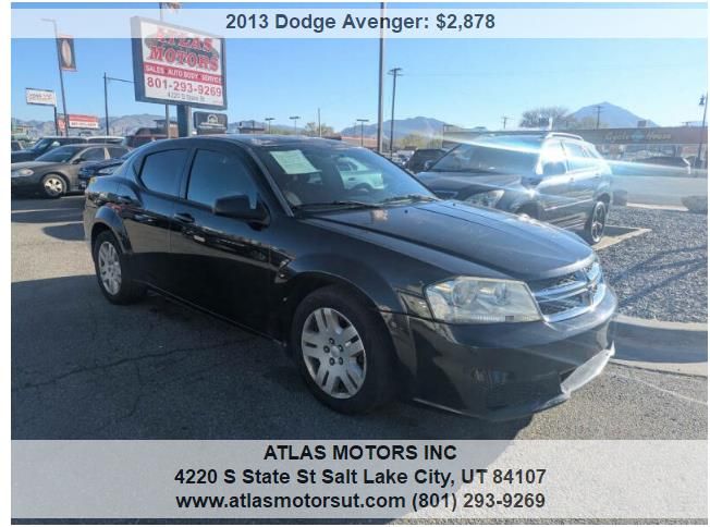 2013 DODGE AVENGER SE V6