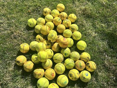 Used Softballs