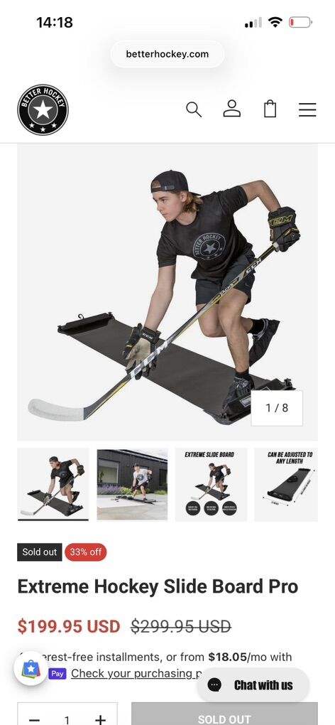 Better Hockey Slide Board