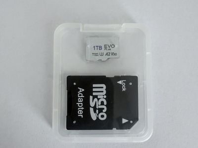 1 terabyte EVO Plus V30 SD Card
