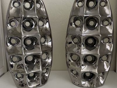 Beautiful Silver Vases