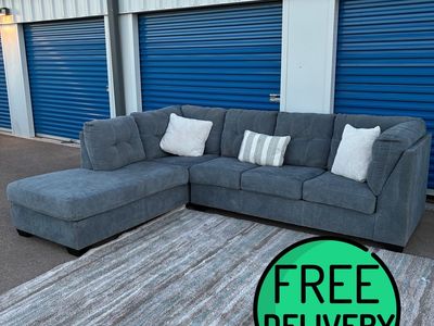 Ashley Modern Grey Sectional-FREE DELIVERY-