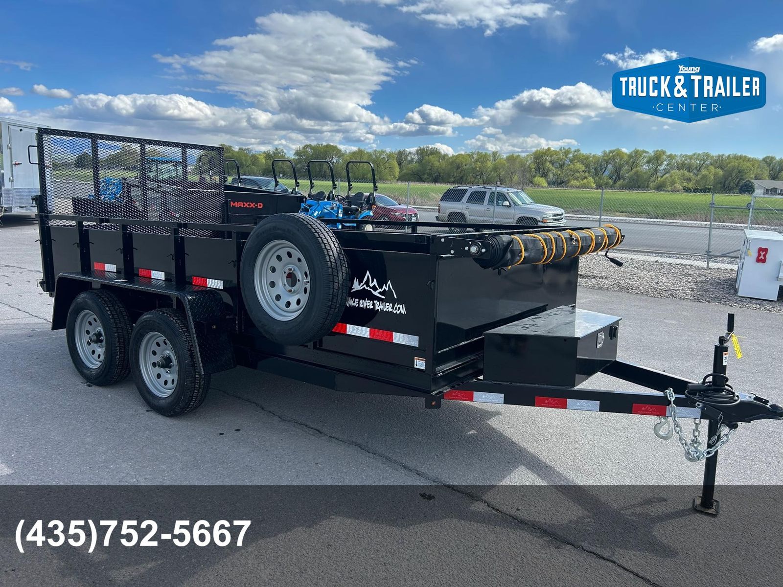 2026 Snake River 6X12'6 Dutiliy Dump Trailer"