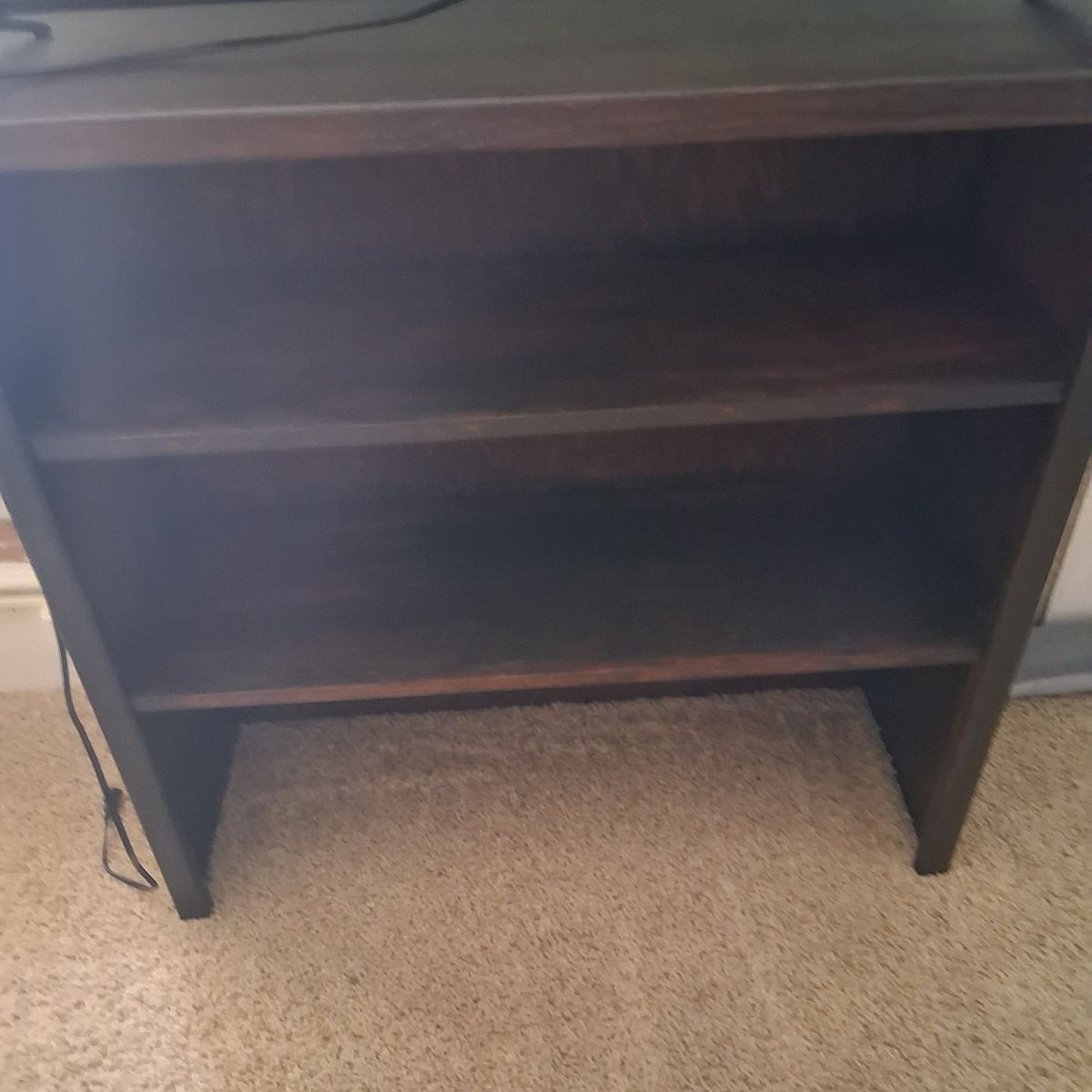 TV stand with ample shelving