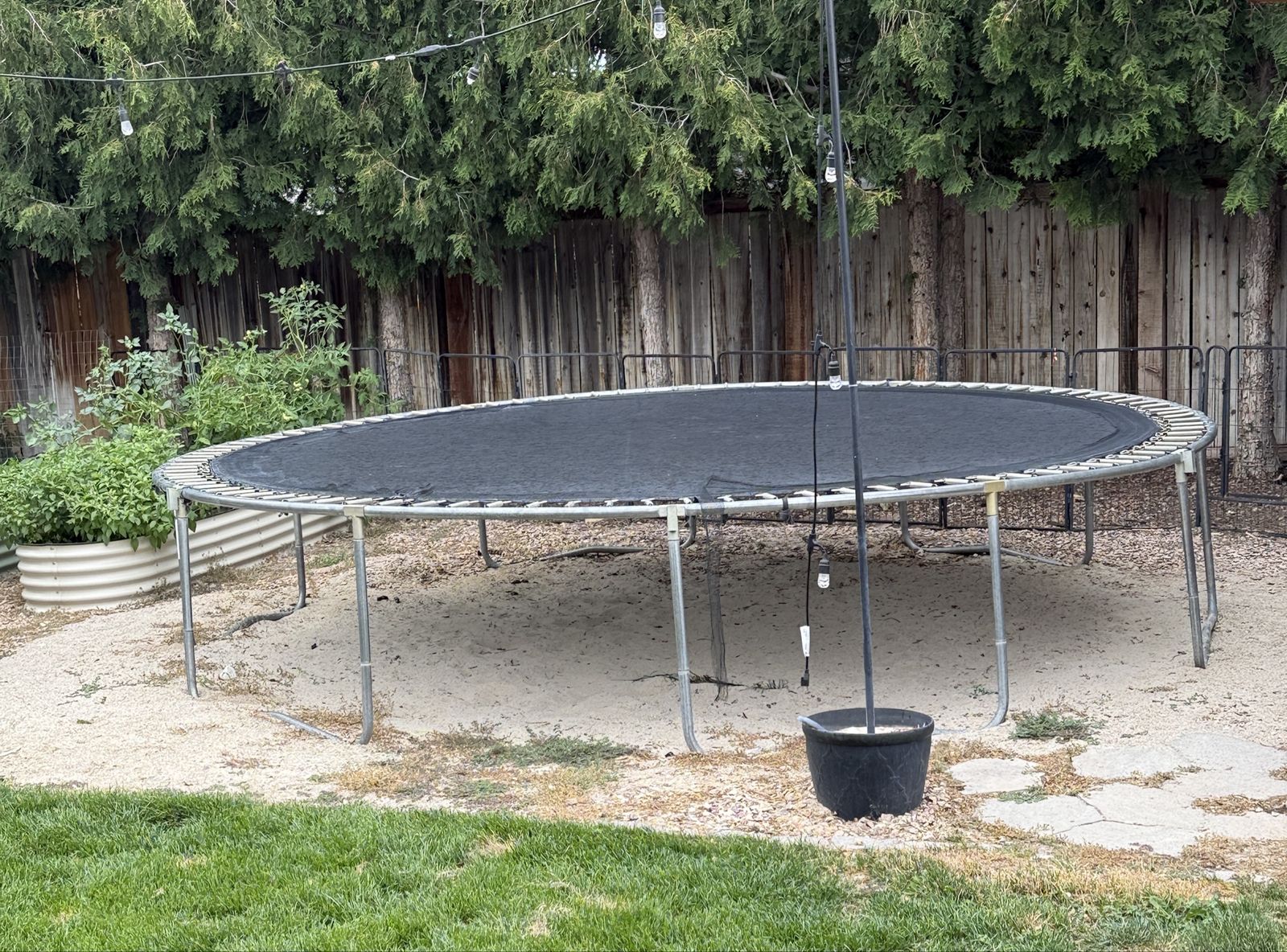 Large Round Outdoor Trampoline