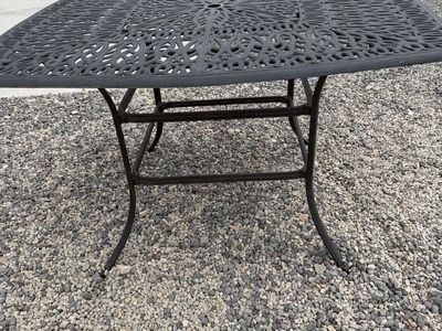 Patio Table and Chairs Set - Outdoor Dining Furniture, 9 piece, counter height