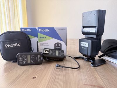 Sony HVL-F43M Flash with trigger and receiver