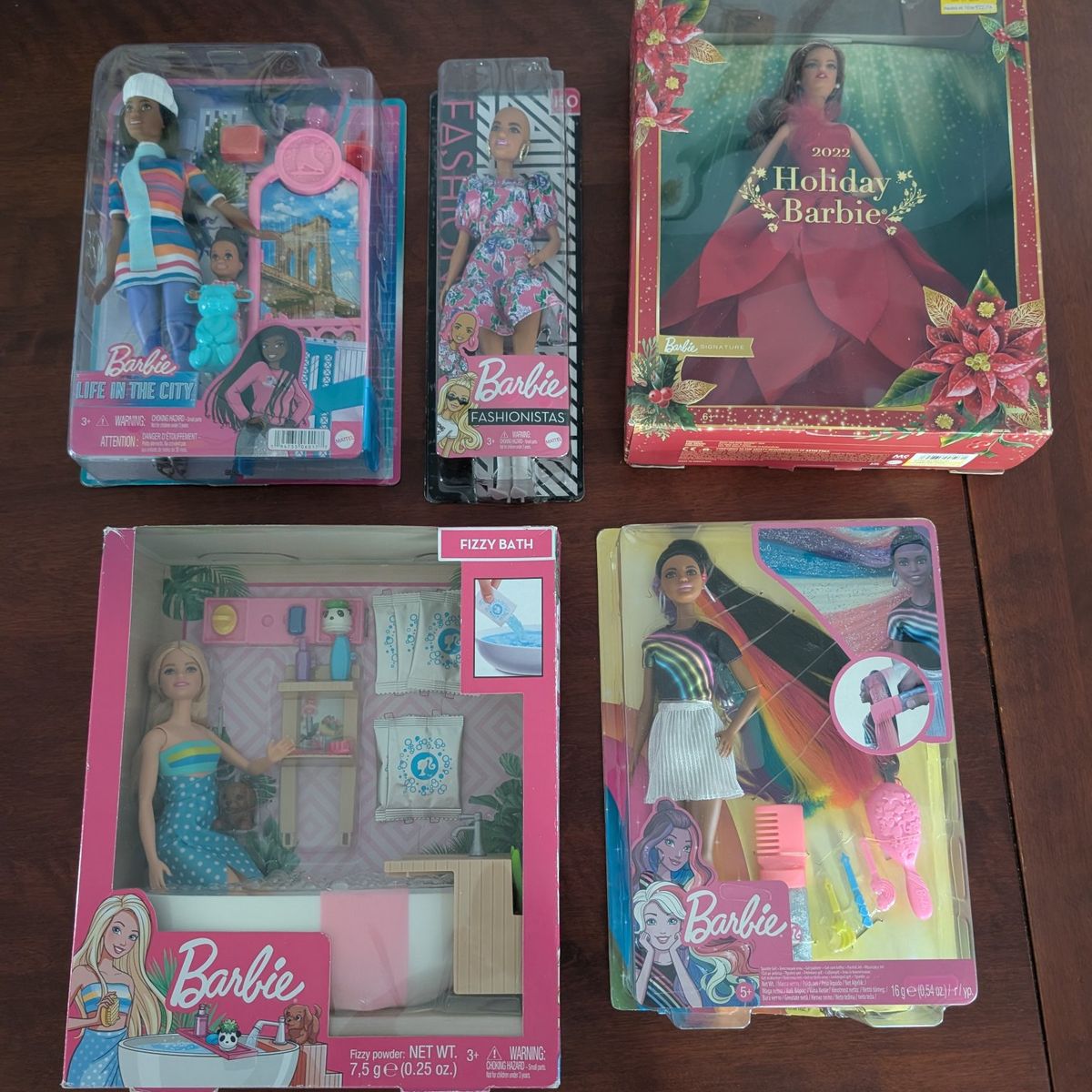 5 Barbie Combo Deal All New In Box