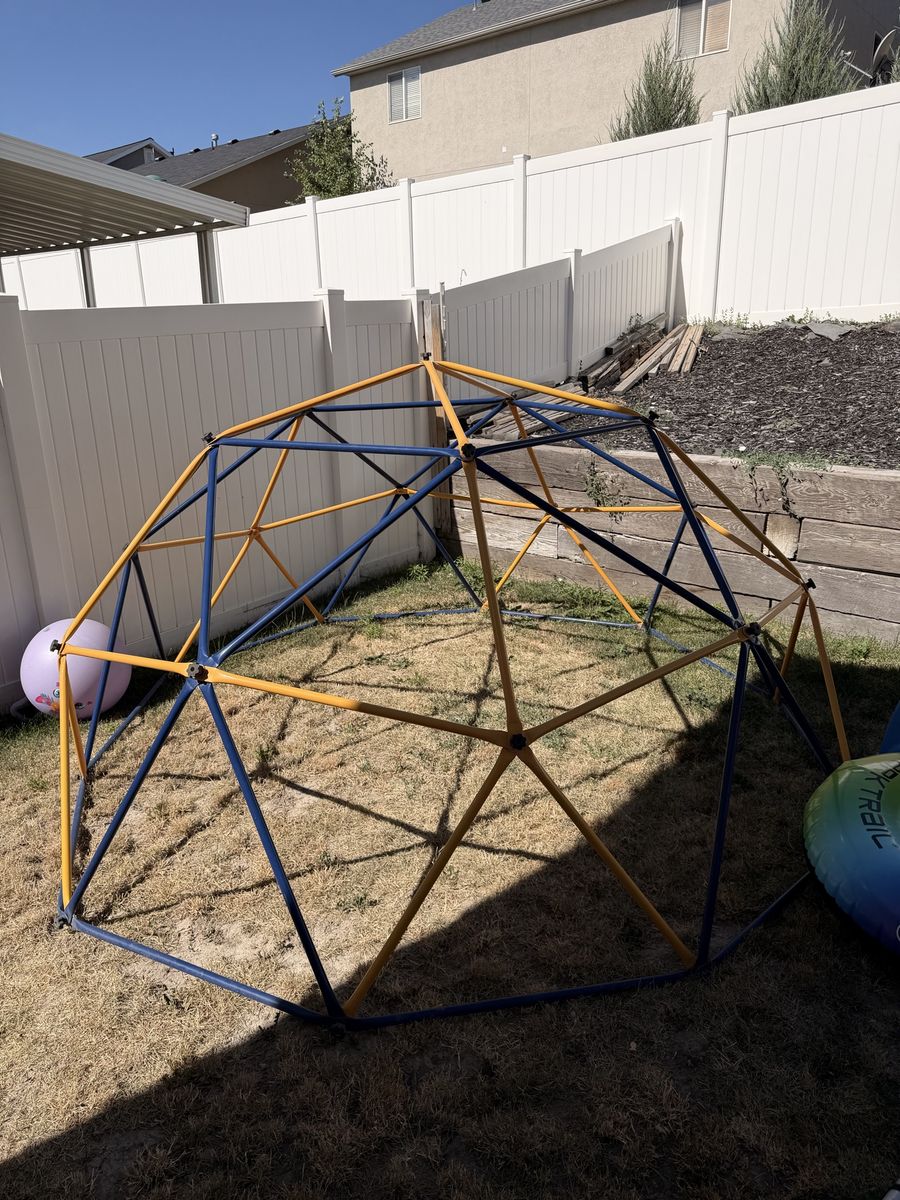 Geometric Dome Climber Playground for Kids - Outdoor Play Structure