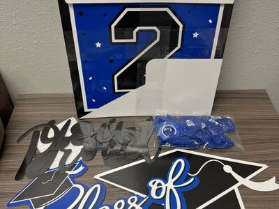 Blue Graduation Decorations