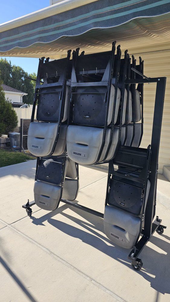 Outdoor Venue Chairs | 17 Chairs + Chair Rack