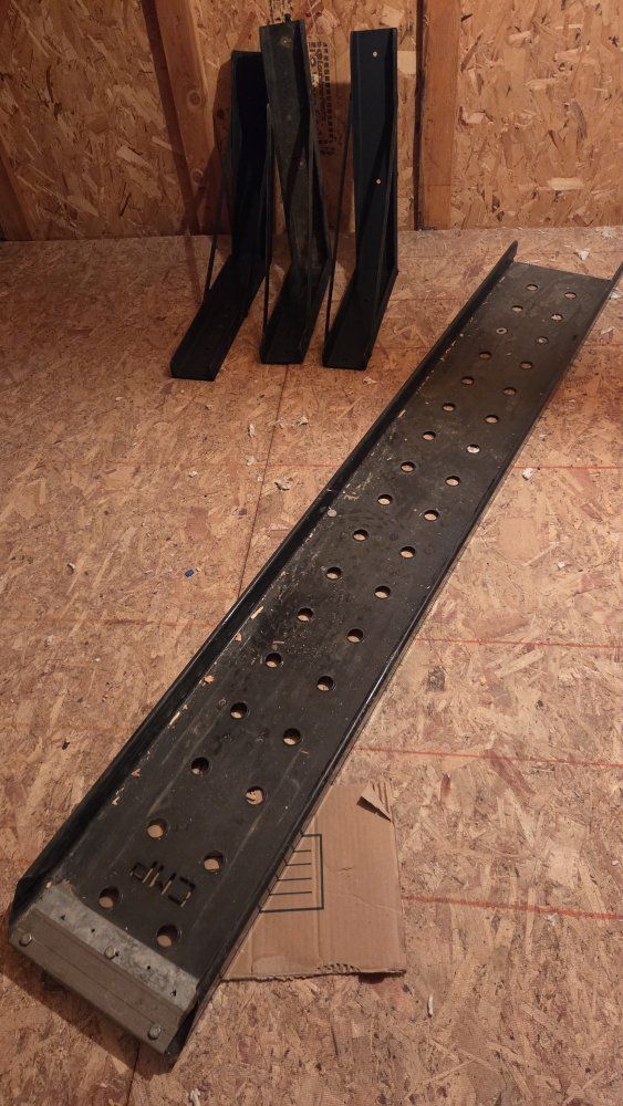 CMP Dirt Bike Ramp and 3 wheel chocks.