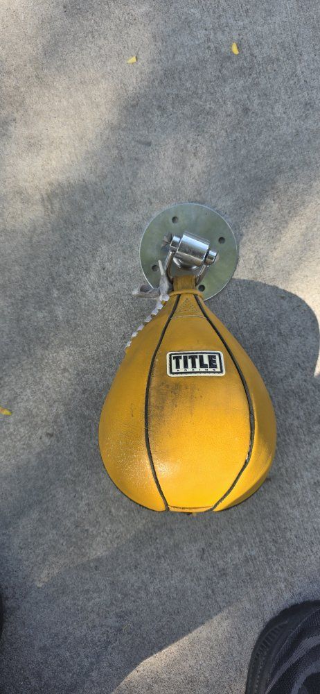 Title boxing speed bag