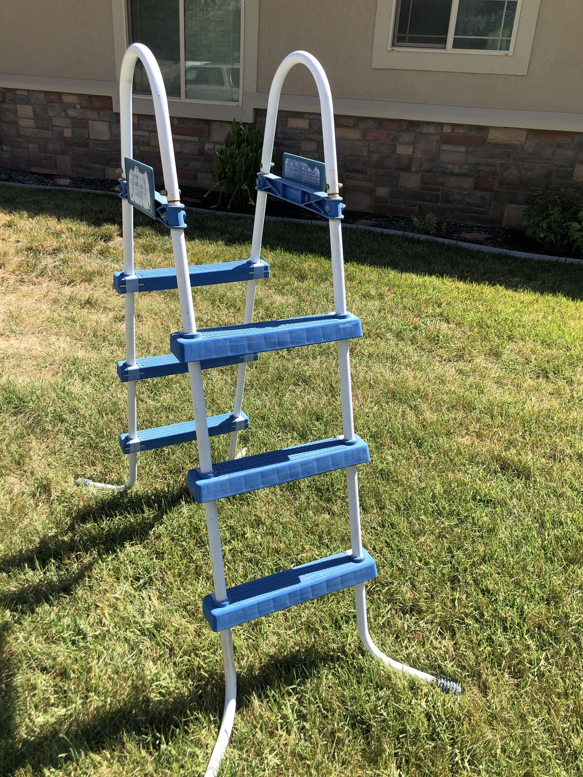 56″ Above Ground Swimming Pool Ladder – Sturdy & Ready for Summer!