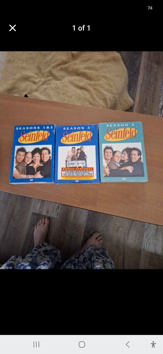 Seinfeld DVD Seasons 1-4 Bundle - Classic TV Comedy Collection with Bonus Features