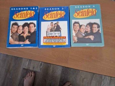 Seinfeld DVD Seasons 1-4 Bundle - Classic TV Comedy Collection with Bonus Features